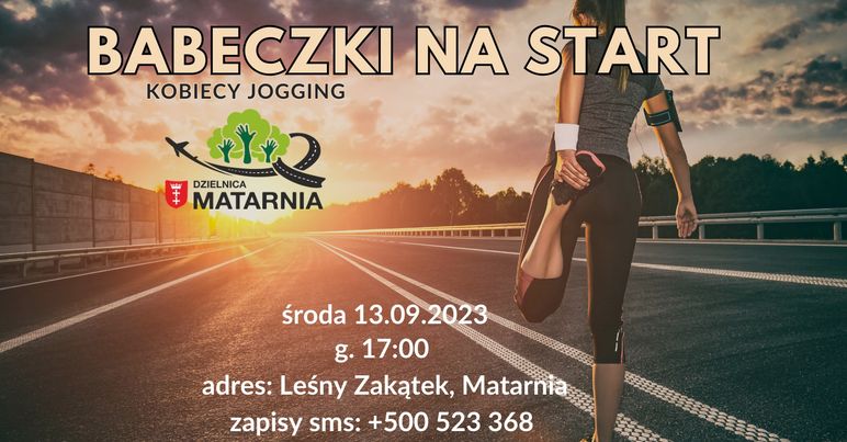 Babeczki na start - kobiecy jogging, środa 13.09 godz. 17.00