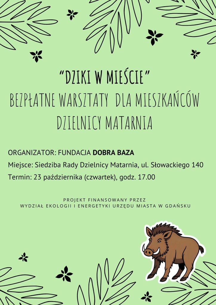 Bezpłatne warsztaty DZIKI w MIEŚCIE