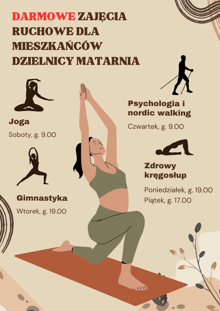 Bezpłatne zajęcia sportowe dla mieszkańców Matarni