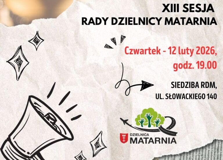 Zaproszenie na XIII posiedzenie Rady Dzielnicy