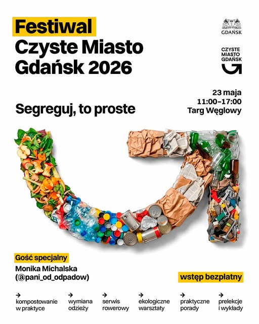 Zapraszamy na VIII edycję festiwalu Czyste Miasto Gdańsk!